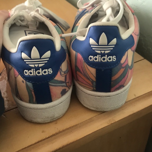 Adidas Superstar Sneakers colorful pattern - Picture 4 of 5